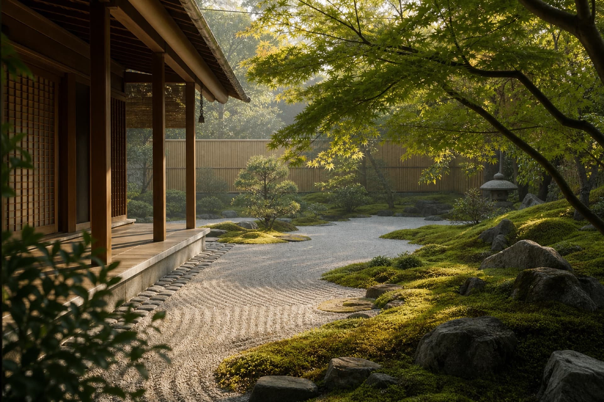 Original UpTrip destination artwork inspired by Higashiyama, Kyoto, Japan; not a depiction of Six Senses Kyoto